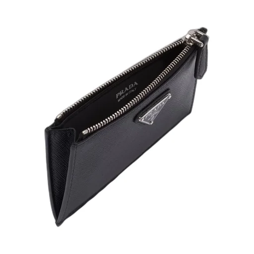 Saffiano leather card holder