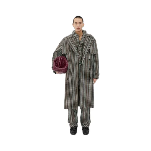 Cotton Check Trousers