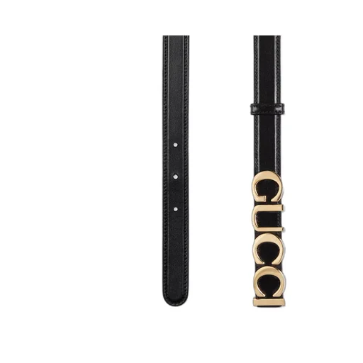 Gucci buckle thin belt