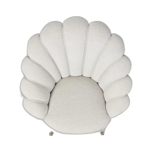 Bouclé armchair