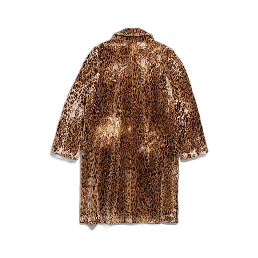 Leopard Shrunk Coat