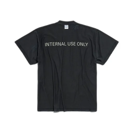 Internal Use Only Inside-Out T-Shirt Oversized