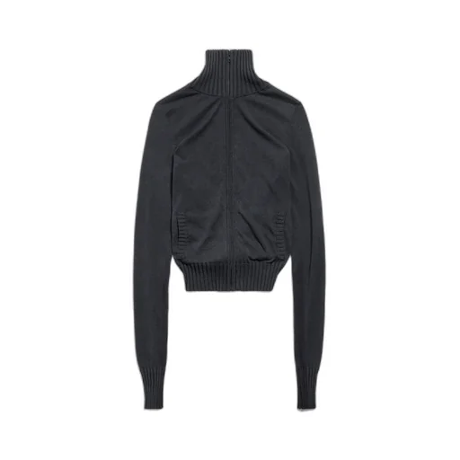 BB Paris Icon Knotted Fitted Zip-Up Jacket