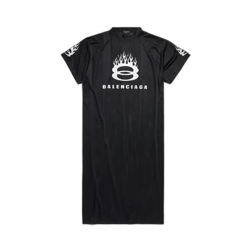 Burning Unity T-Shirt Maxi Dress
