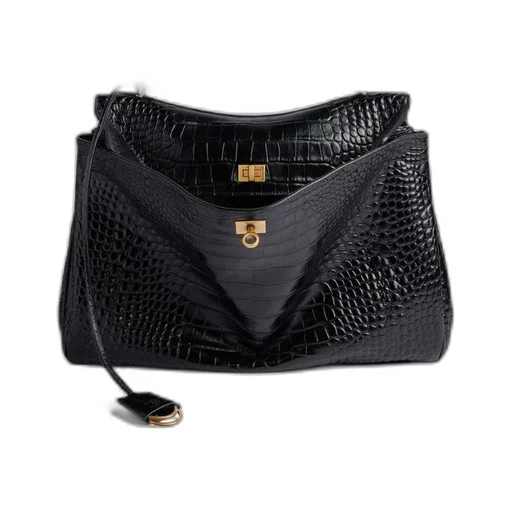 Rodeo Large Handbag Crocodile Embossed