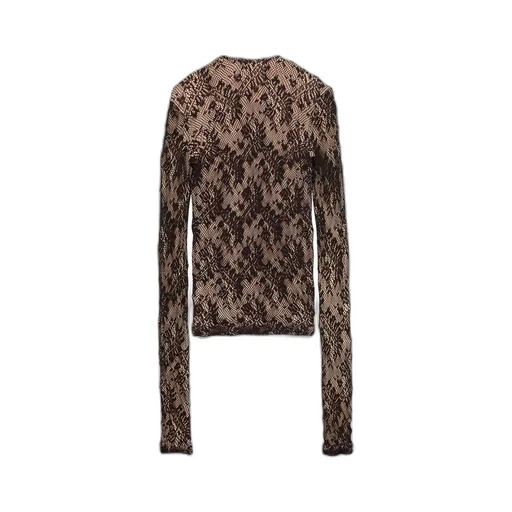 Lace Crewneck Top