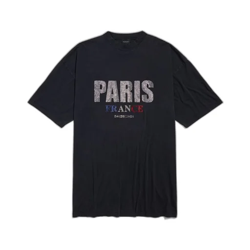 Paris Strass T-Shirt Dress