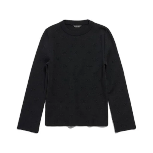 BB Allover Cropped Sweater