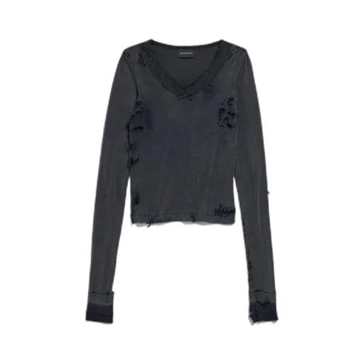 Distressed Lingerie Top