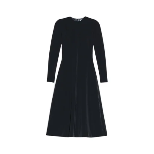 A-Line Crewneck Dress