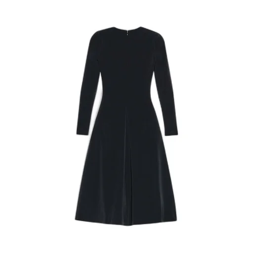 A-Line Crewneck Dress