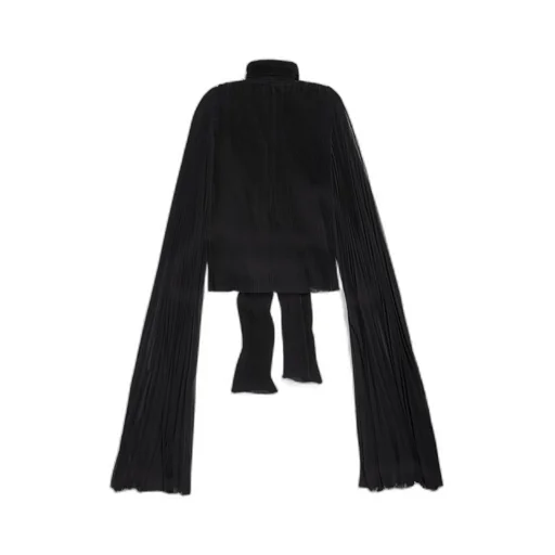 Scarf Pleated Blouse