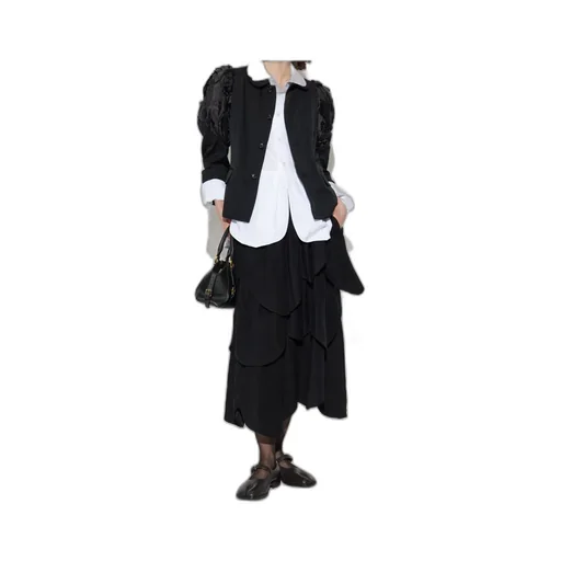 Long-Sleeved Suit Jacket