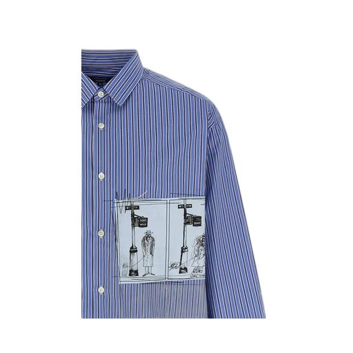 Striped Patches Shirt