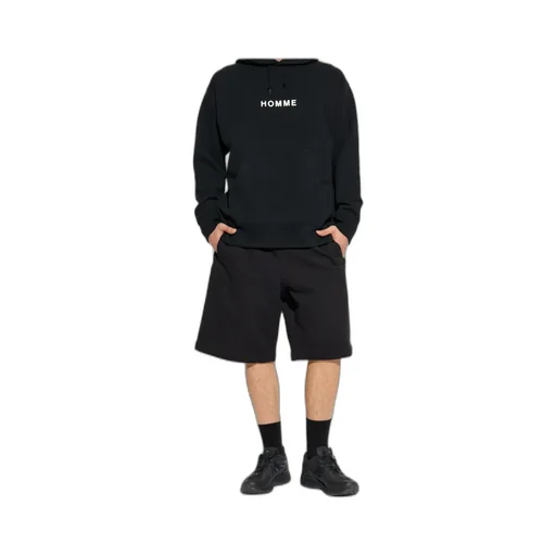Logo-Print Drawstring Hoodie