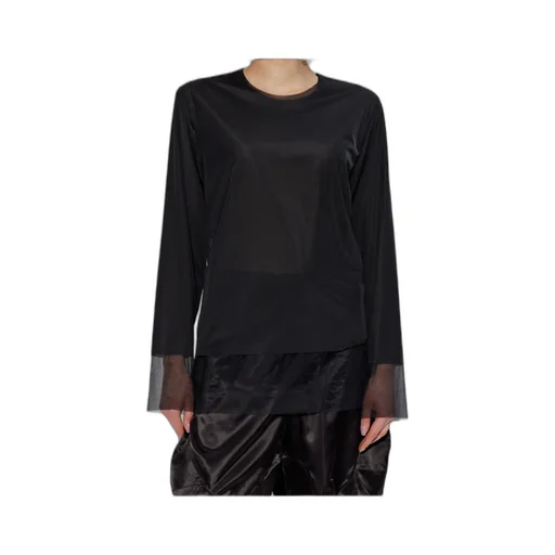 Semi-Sheer Blouse