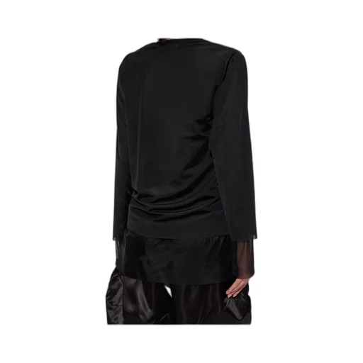 Semi-Sheer Blouse
