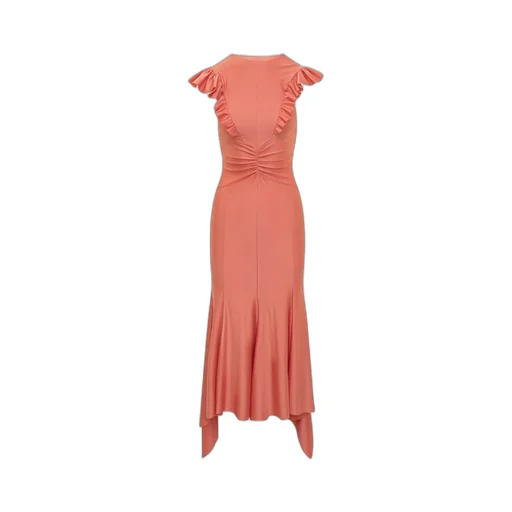 Ruched Detailed Midi Dress