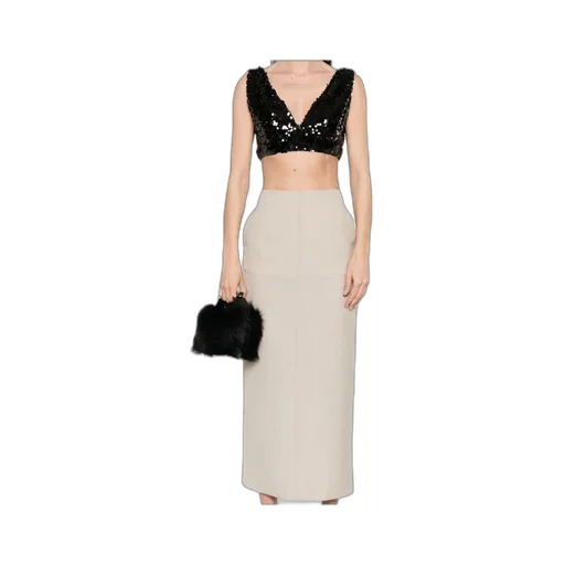 Philosophy By Lorenzo Serafini Sleeveless V-Neck Ultra-Short