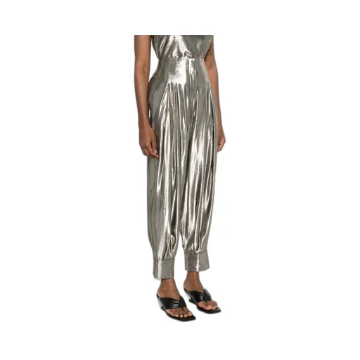 Pleated Front Pocket Casual Pants