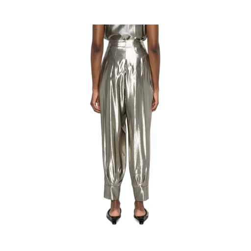 Pleated Front Pocket Casual Pants