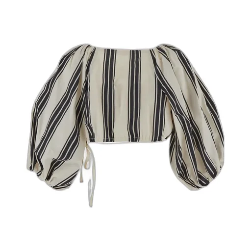 Striped Cropped Top