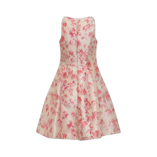 Floral-Print Flared Minidress