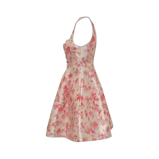 Floral-Print Flared Minidress
