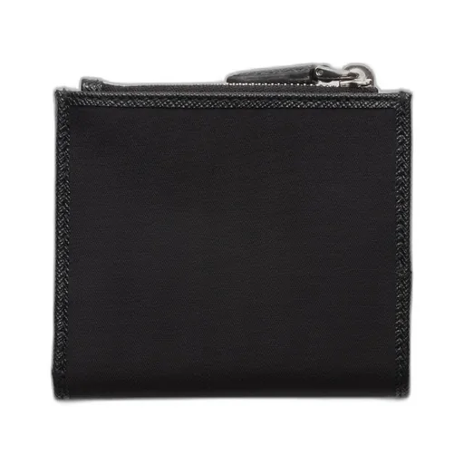 Enamel-Triangle Logo Zipped Wallet