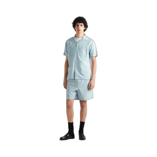 Short-Sleeved Button-Up Shirt