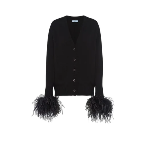 Button-Up V-Neck Cardigan