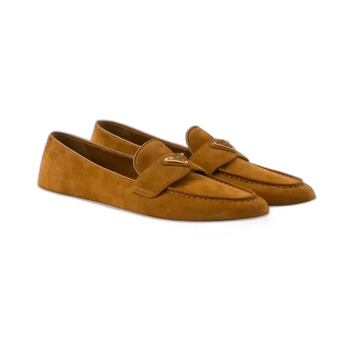 Logo Plaque Slip-On Loafers