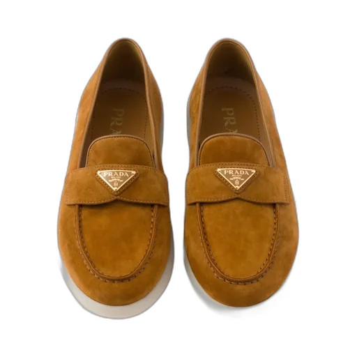 Logo Plaque Slip-On Loafers