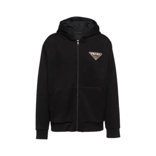 Technical Fabric And Re-Nylon Hoodie