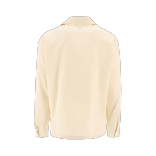 Long-Sleeved Button-Up Jacket