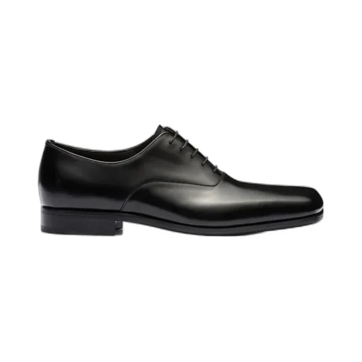 Square-Toe Lace-Up Shoes