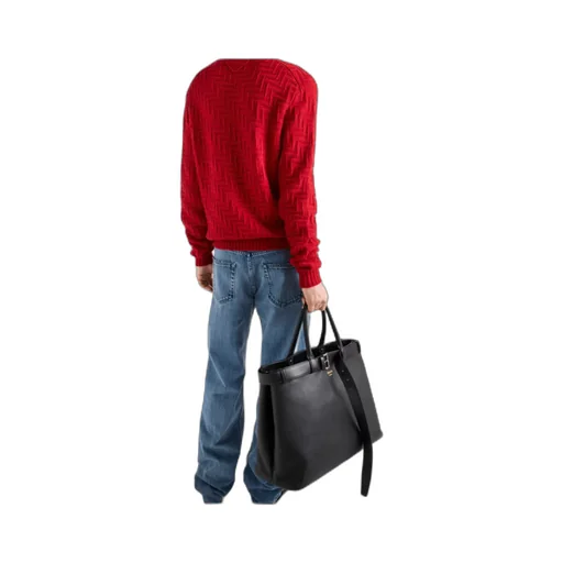 Logo Patch Straight Leg Jeans