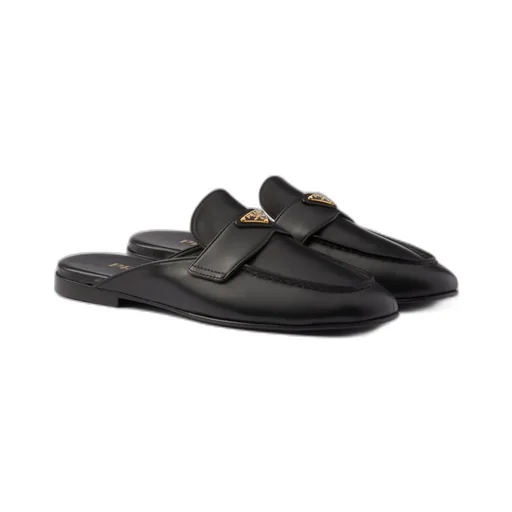 Square-Toe Slip-On Mules