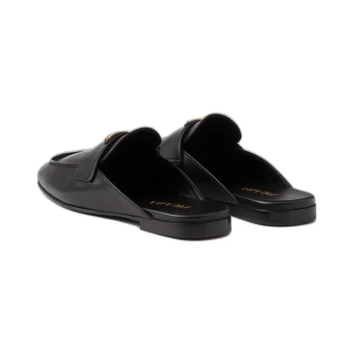Square-Toe Slip-On Mules