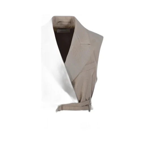 Sleeveless Double-Breasted Vest