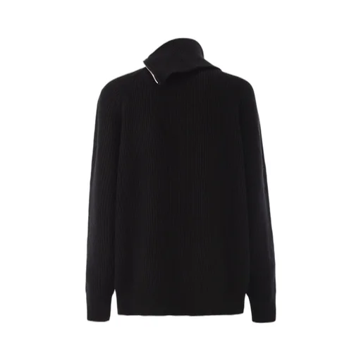 Ribbed Turtleneck Sweater