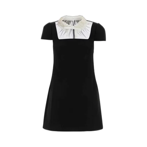 Dress With Embellished Collar