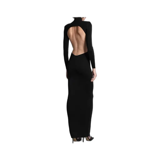 Long Sleeve Cutout Gown