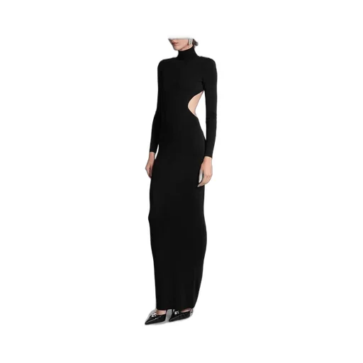Long Sleeve Cutout Gown