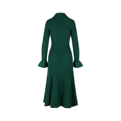 Ribbed Knit Midi Dress