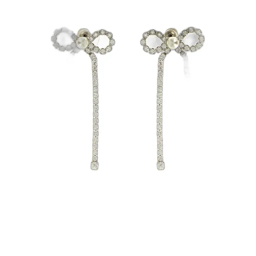 Bow Drop Earrings