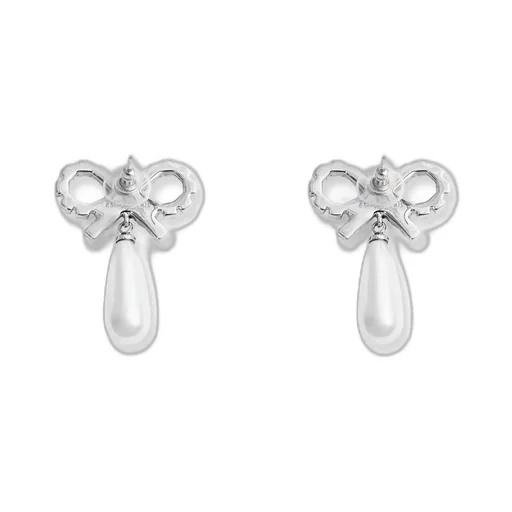 Bow Pearl Earrings