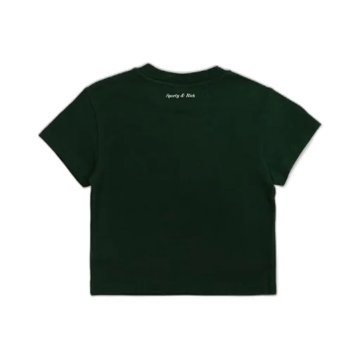 Sporty & Rich Slogan Printed Crewneck T-Shirt