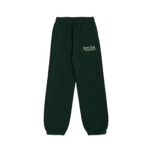 Sporty & Rich Logo-Printed Elasticated Waistband Track Pants