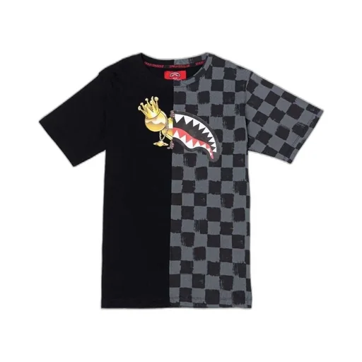 Sprayground Kids Astromane Checkered T-Shirt